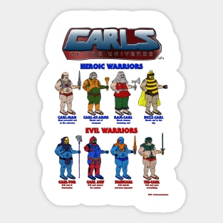 Carls of the Universe, Wave 1 Sticker